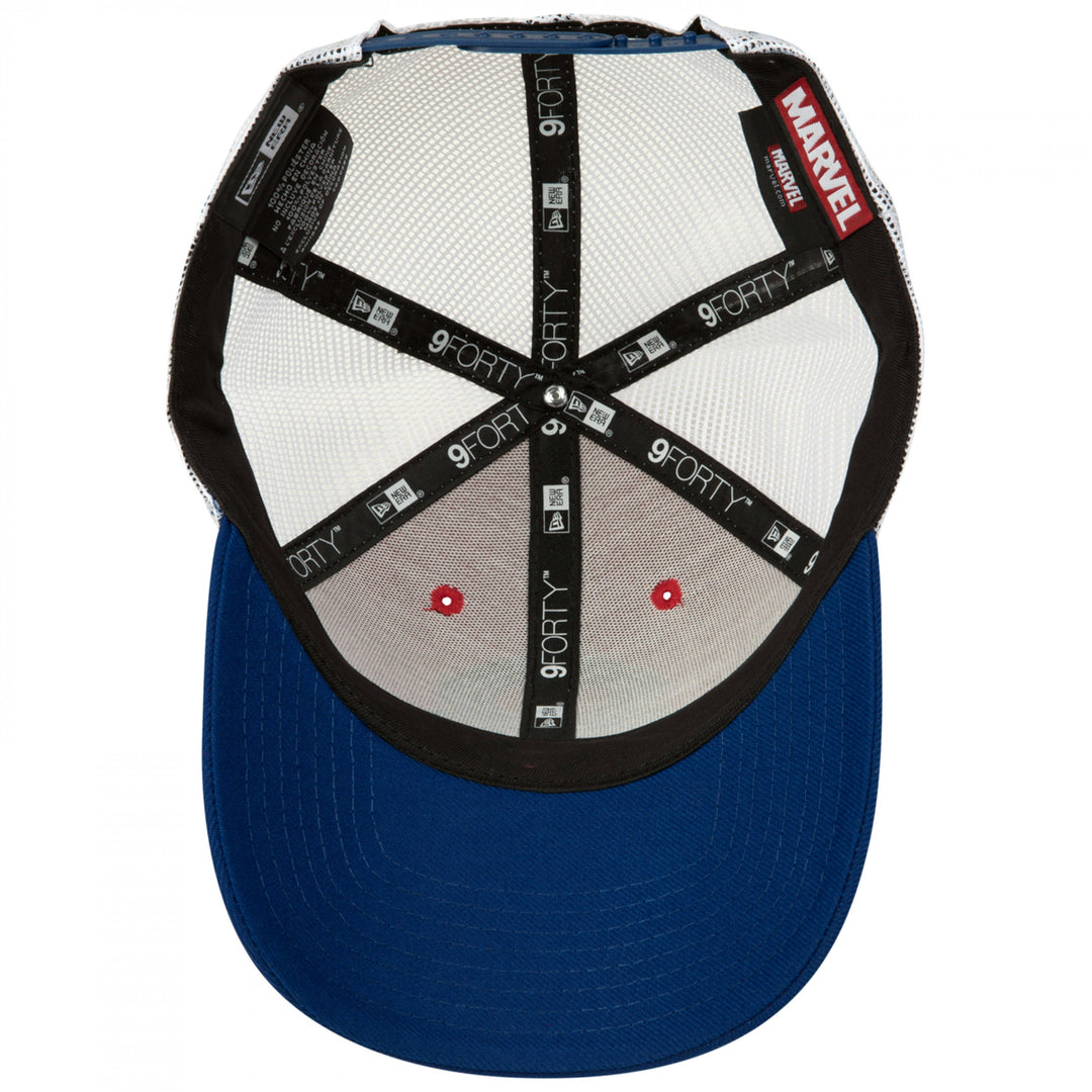 Spider-Man Logo Era 9Forty Adjustable Trucker Hat Image 4