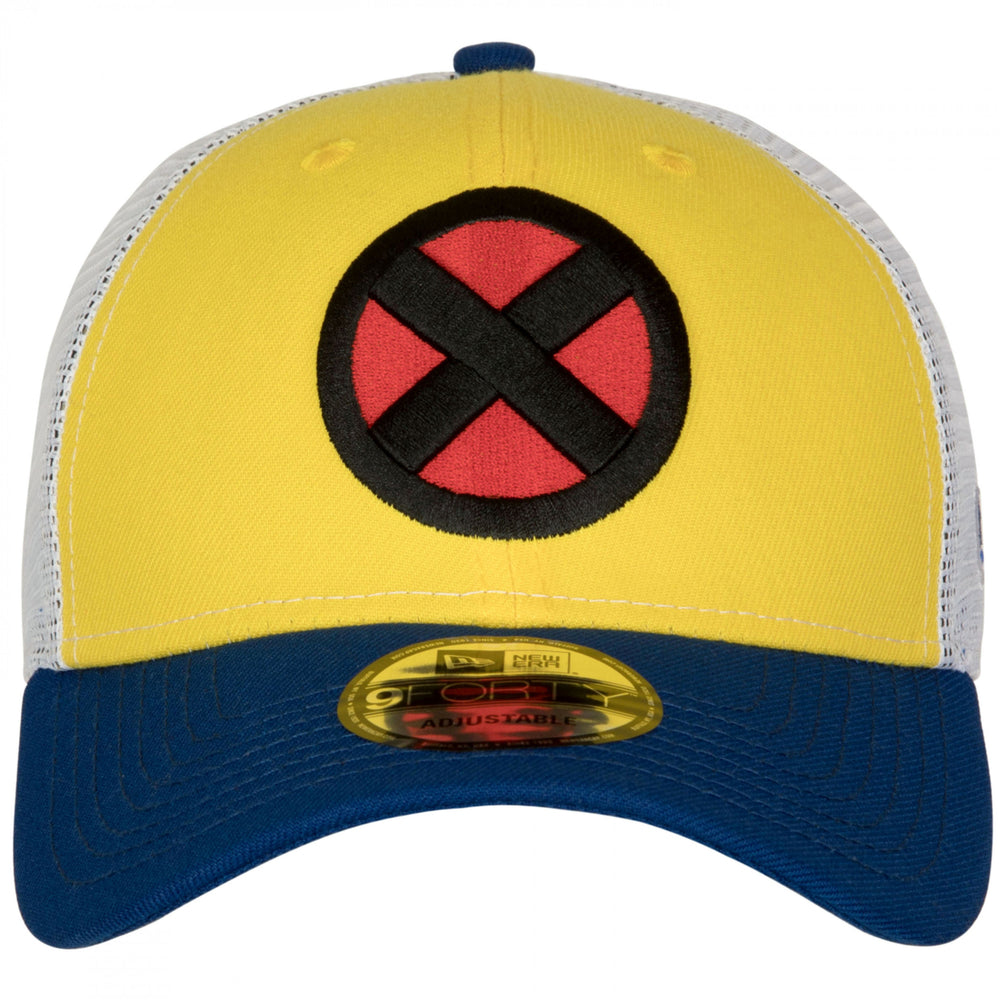X-Men Logo Wolverine Colorway  Era 9Forty Adjustable Trucker Hat Image 2