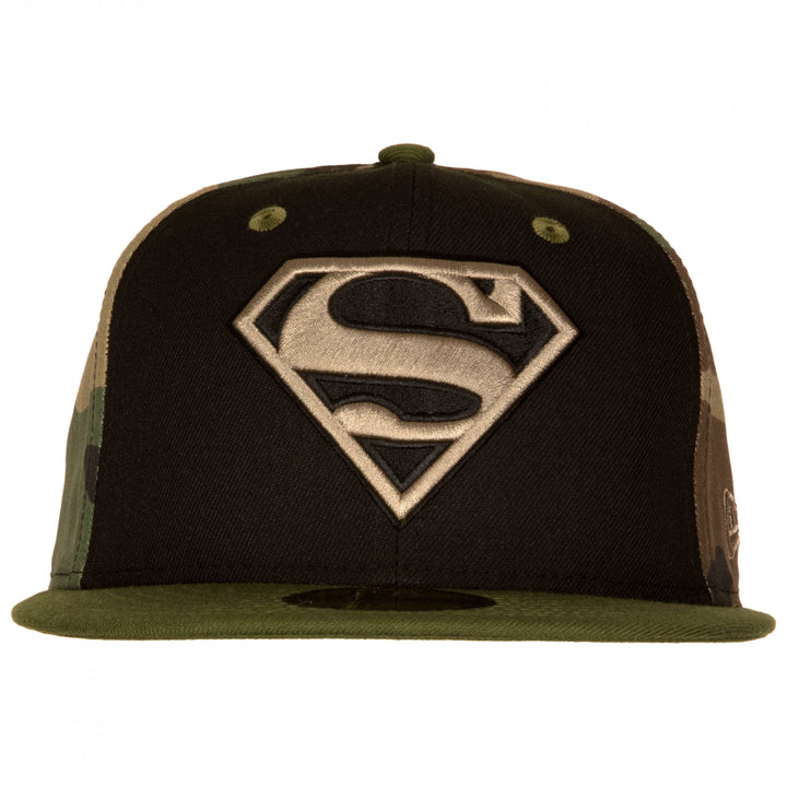 Superman Camo Panel  Era 59Fifty Fitted Hat Image 2