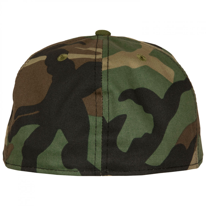 Batman Camo Panel Era 59Fifty Fitted Hat Image 4