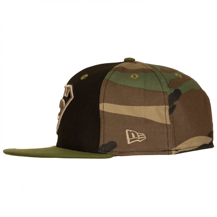 Superman Camo Panel Era 59Fifty Fitted Hat Image 3