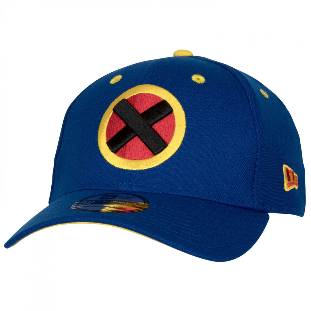 X-Men Logo Cyclops Colorway Era 39Thirty Fitted Hat Image 1