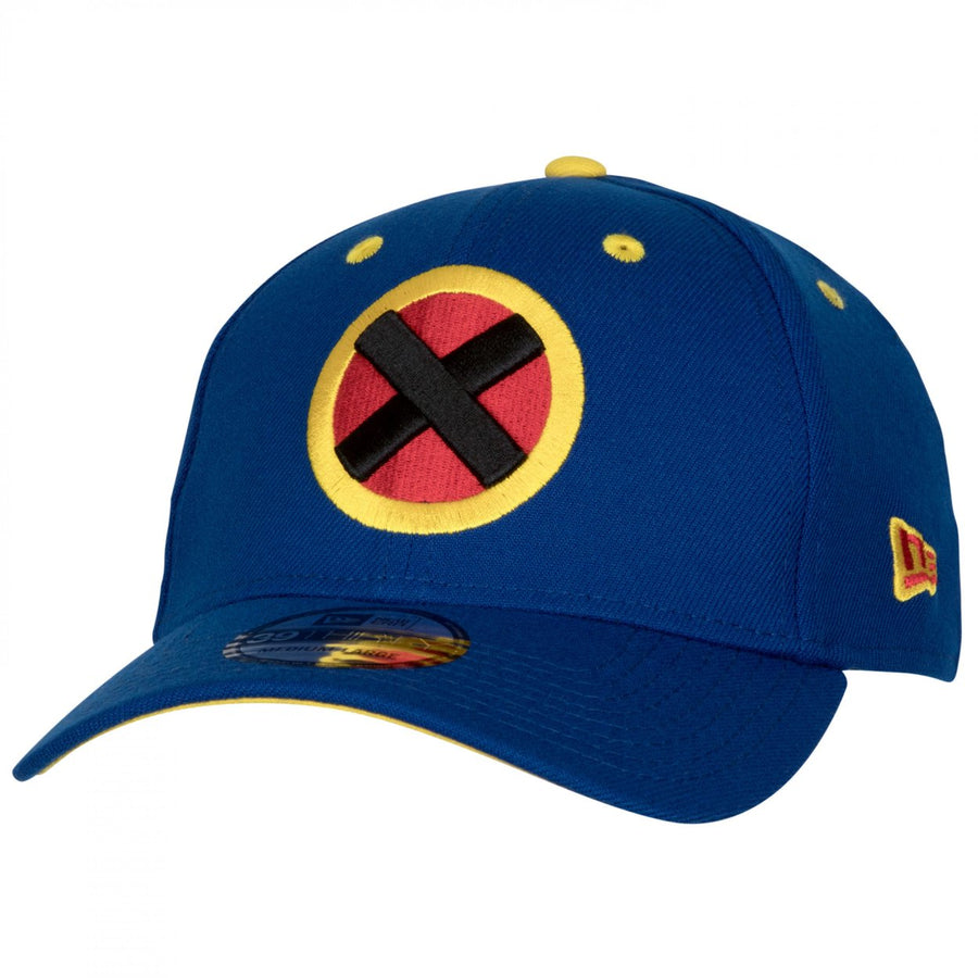 X-Men Logo Cyclops Colorway  Era 39Thirty Fitted Hat Image 1