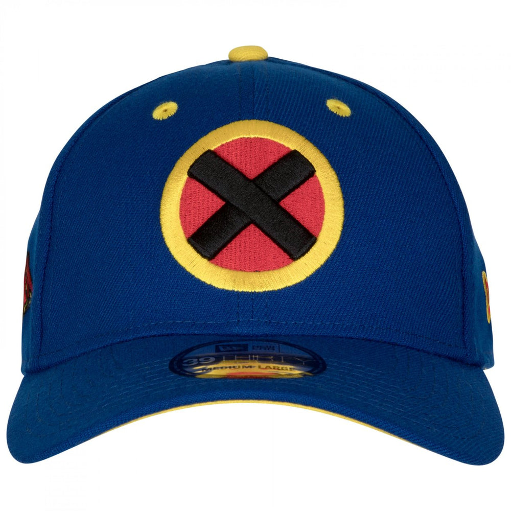 X-Men Logo Cyclops Colorway  Era 39Thirty Fitted Hat Image 2