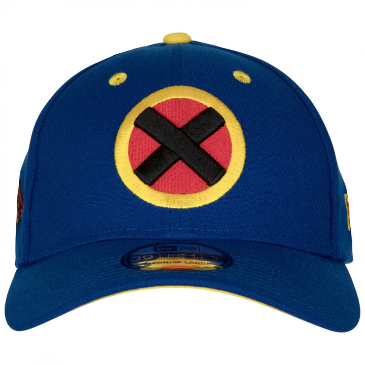 X-Men Logo Cyclops Colorway Era 39Thirty Fitted Hat Image 2