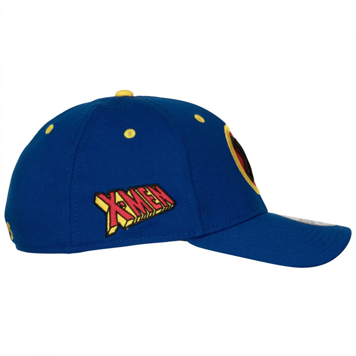 X-Men Logo Cyclops Colorway Era 39Thirty Fitted Hat Image 4