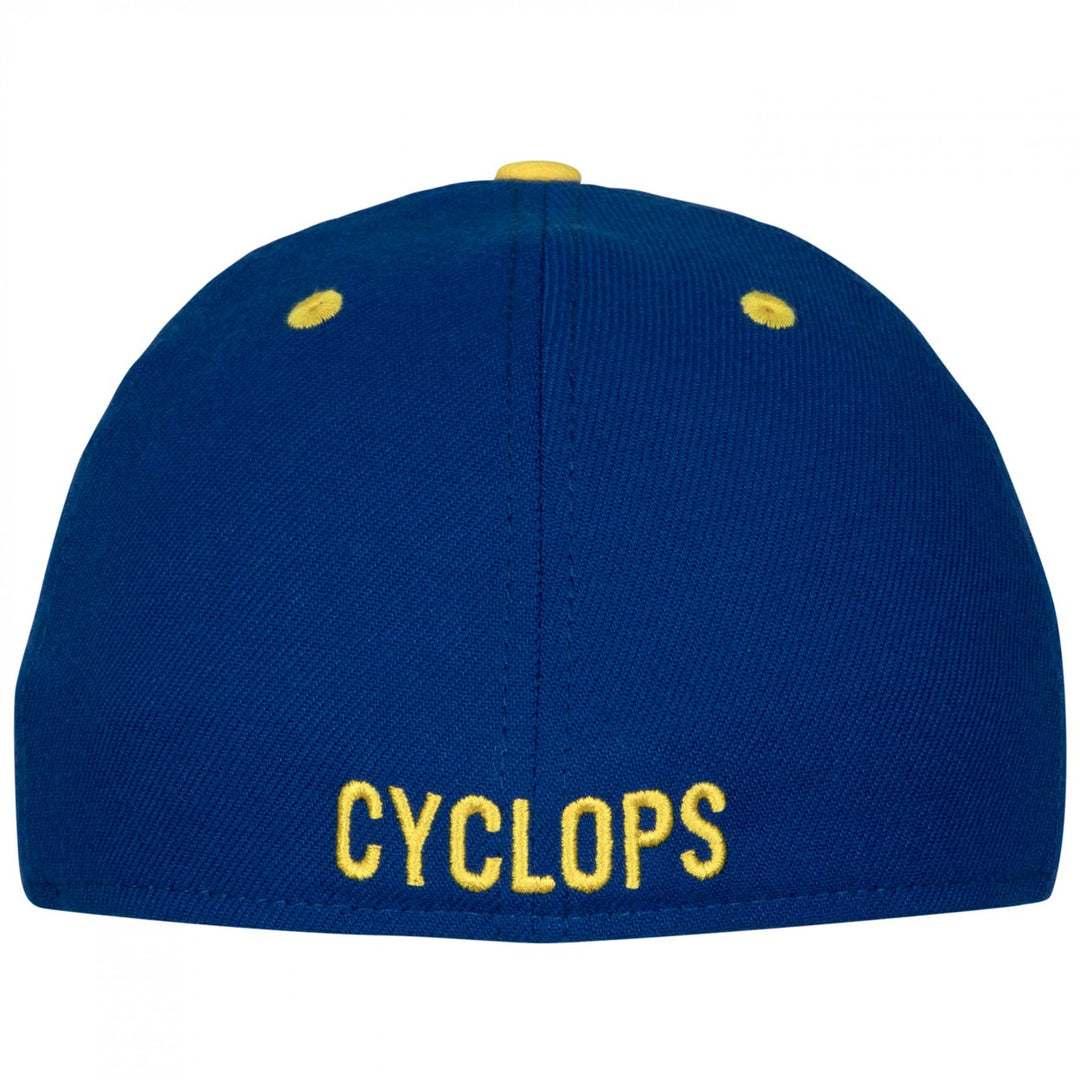 X-Men Logo Cyclops Colorway Era 39Thirty Fitted Hat Image 4