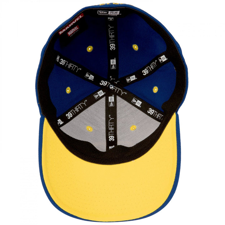 X-Men Logo Cyclops Colorway Era 39Thirty Fitted Hat Image 6