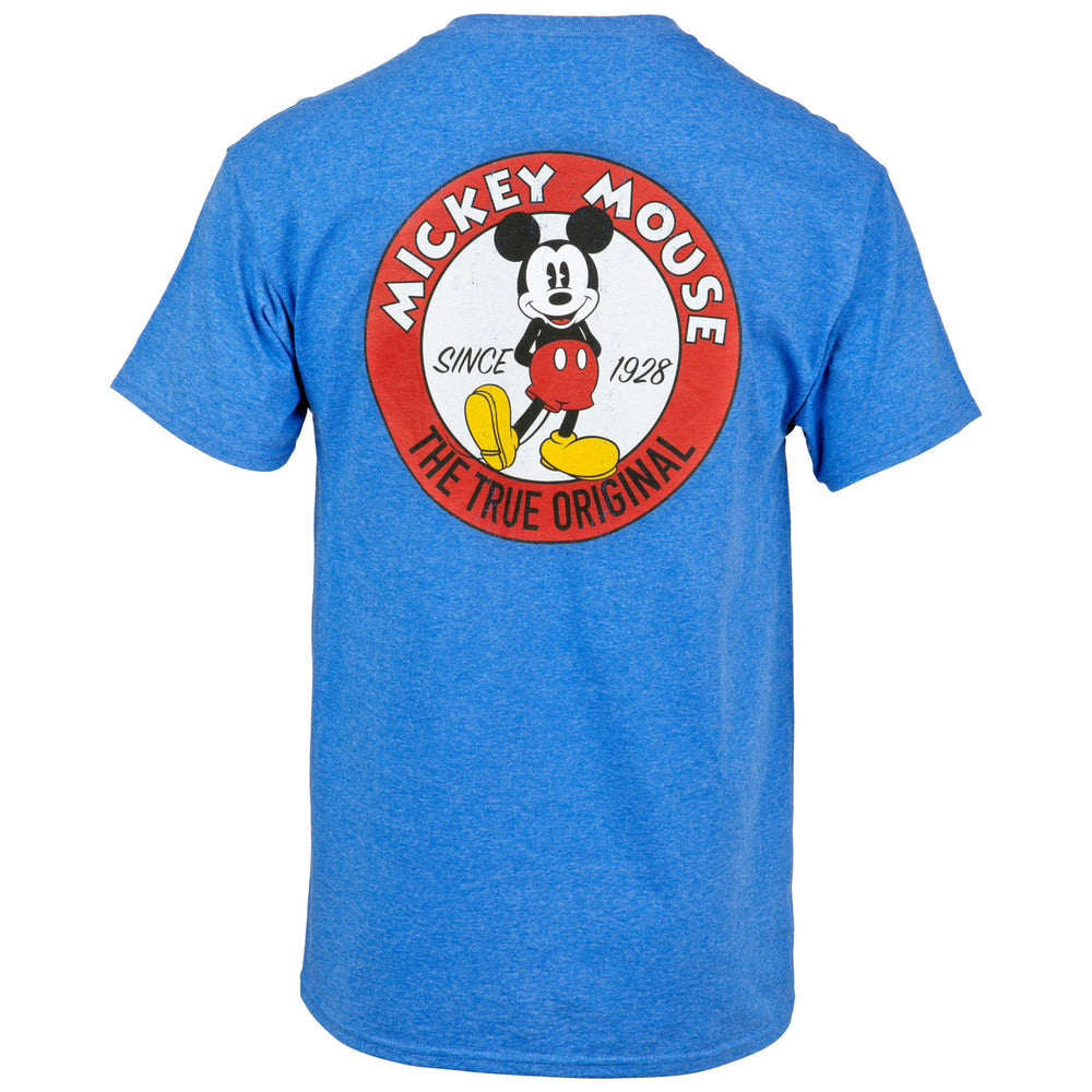 Disney Mickey Mouse Since 1928 The True Original Front and Back Print T-Shirt Image 2