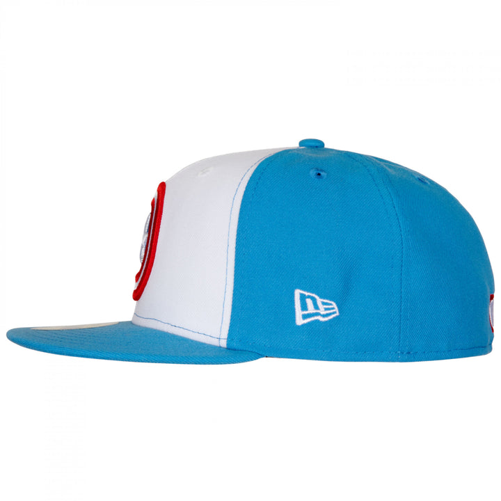 Captain America Red White and Blue Colorway Era 59Fifty Fitted Hat Image 3