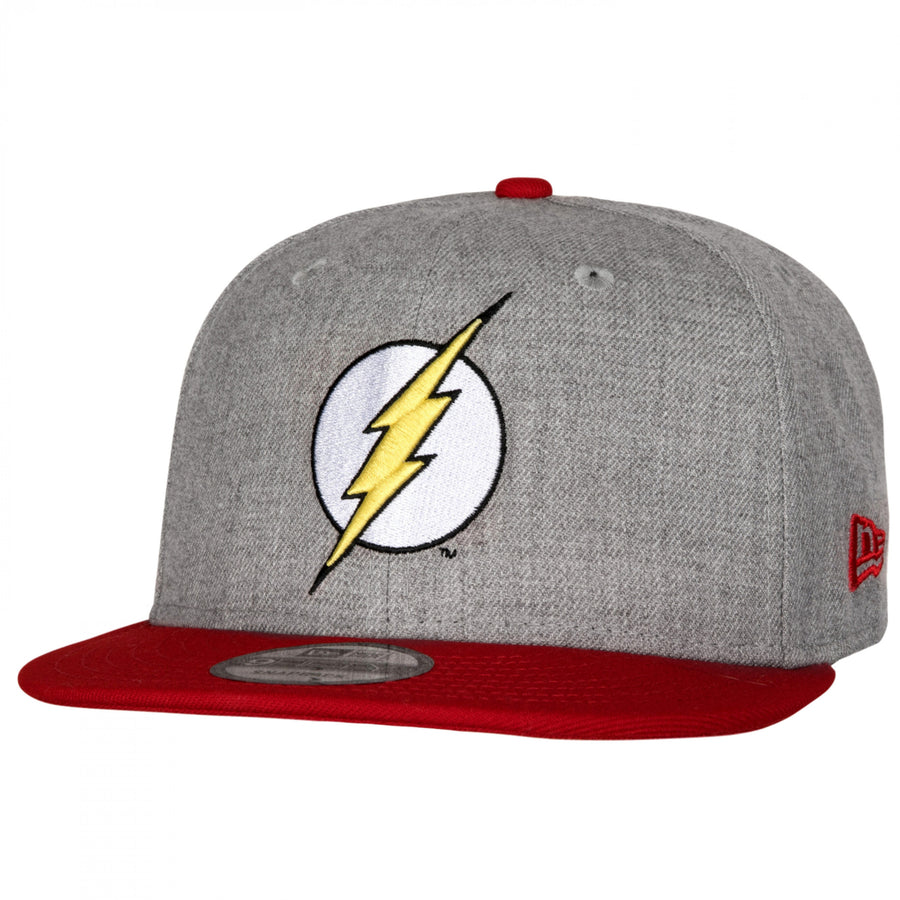 The Flash Symbol Heathered  Era 9Fifty Adjustable Hat Image 1