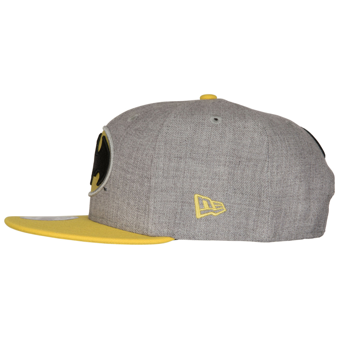 Batman Symbol Heathered  Era 9Fifty Adjustable Hat Image 3