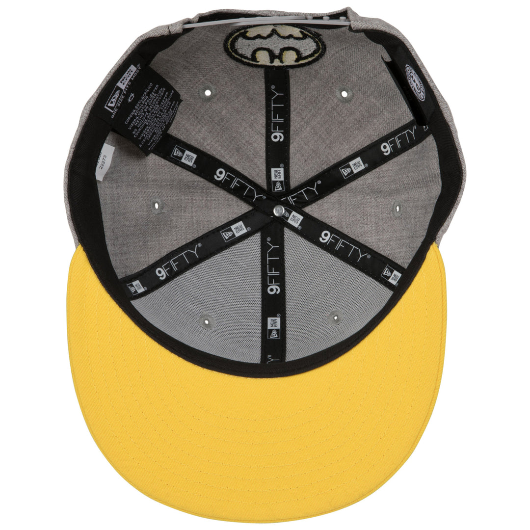 Batman Symbol Heathered  Era 9Fifty Adjustable Hat Image 4