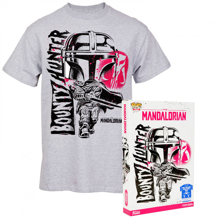 Funko Boxed T-Shirt: The Mandalorian- Mando Image 1