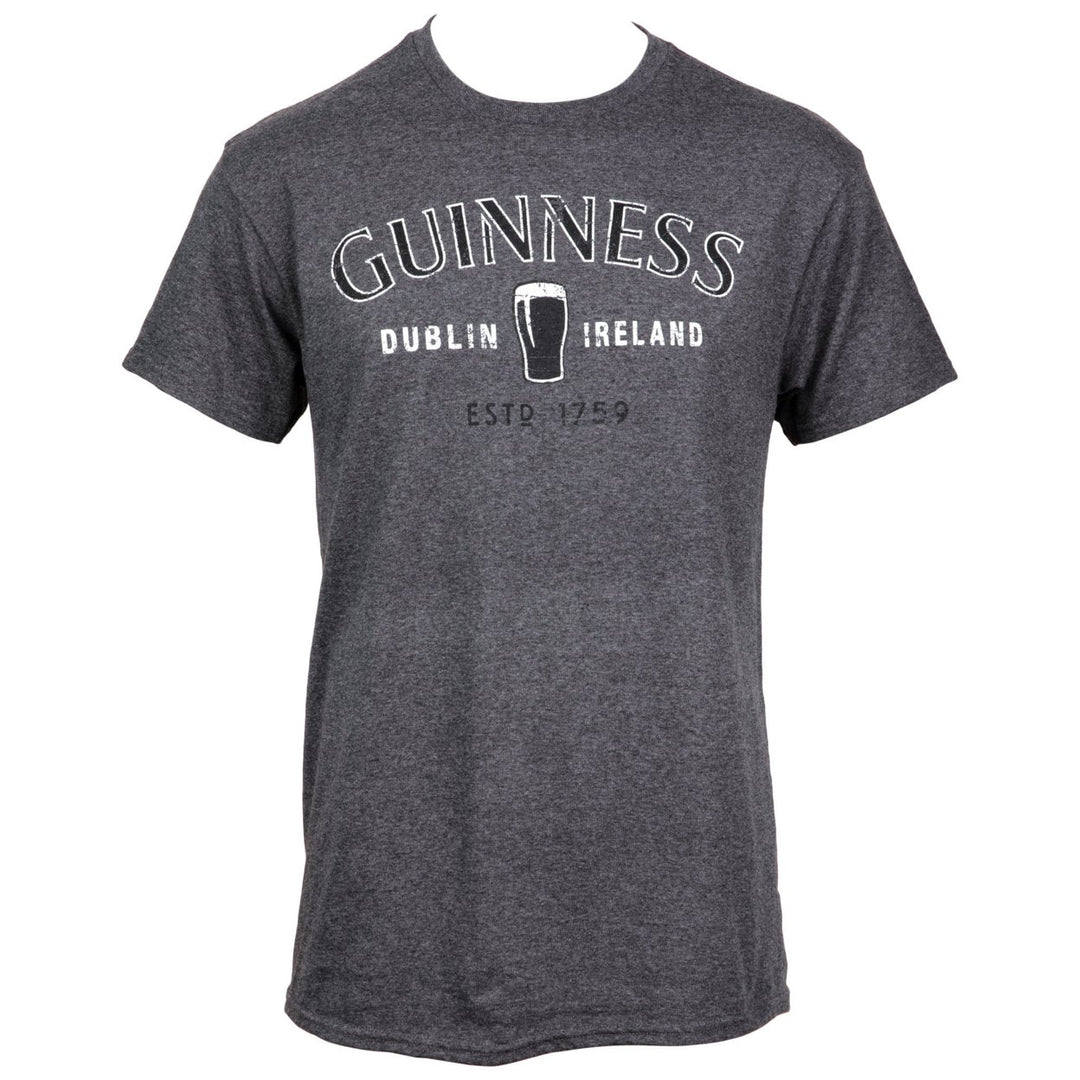 Guinness Dublin Ireland Beer Glass Logo T-Shirt Image 1