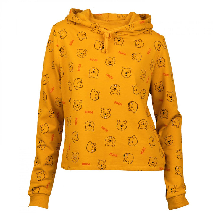 Winnie The Pooh Bear Patterned Womens Hoodie Image 1