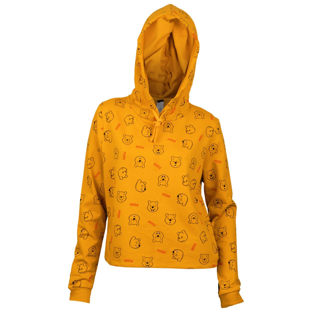 Winnie The Pooh Bear Patterned Womens Hoodie Image 4