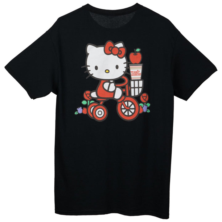 Hello Kitty Sanrio x Nissin Front and Back T-Shirt Image 4