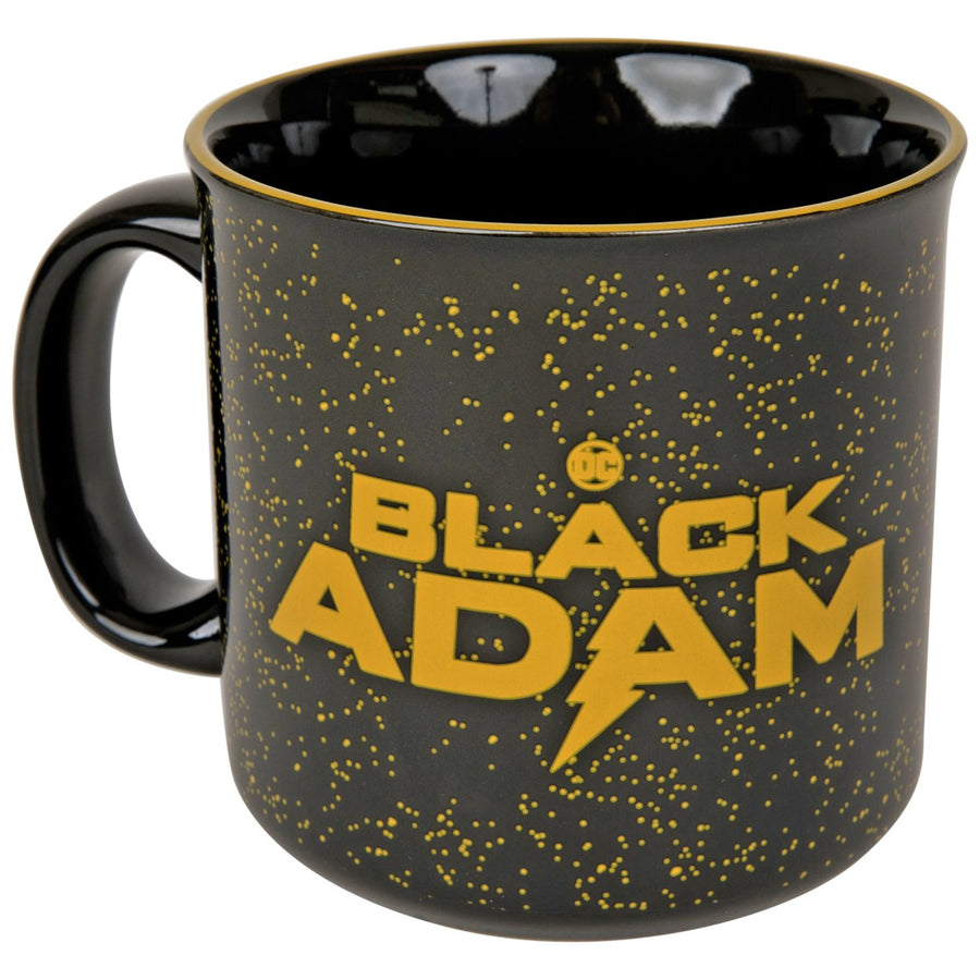 Black Adam Logo 20 Ounce Camper Mug Image 1