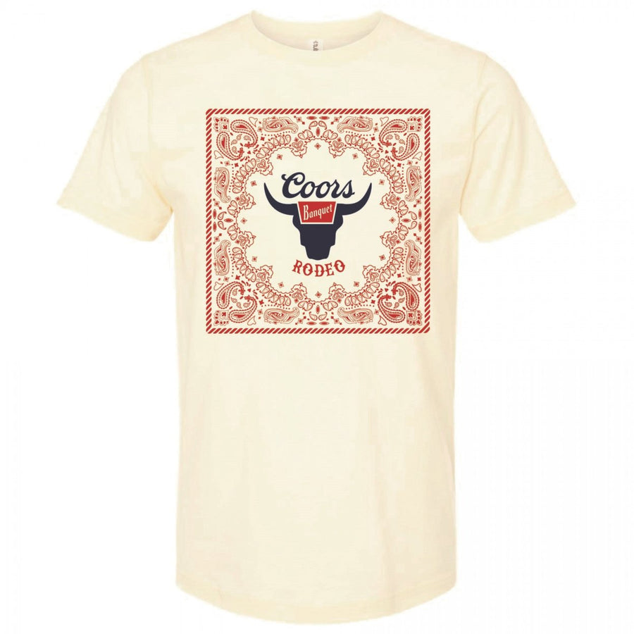 Coors Banquet Rodeo Paisley Beige Colorway T-Shirt Image 1