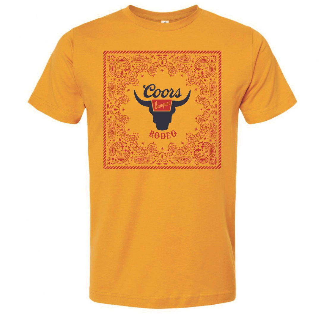 Coors Banquet Rodeo Paisley Yellow Colorway T-Shirt Image 1