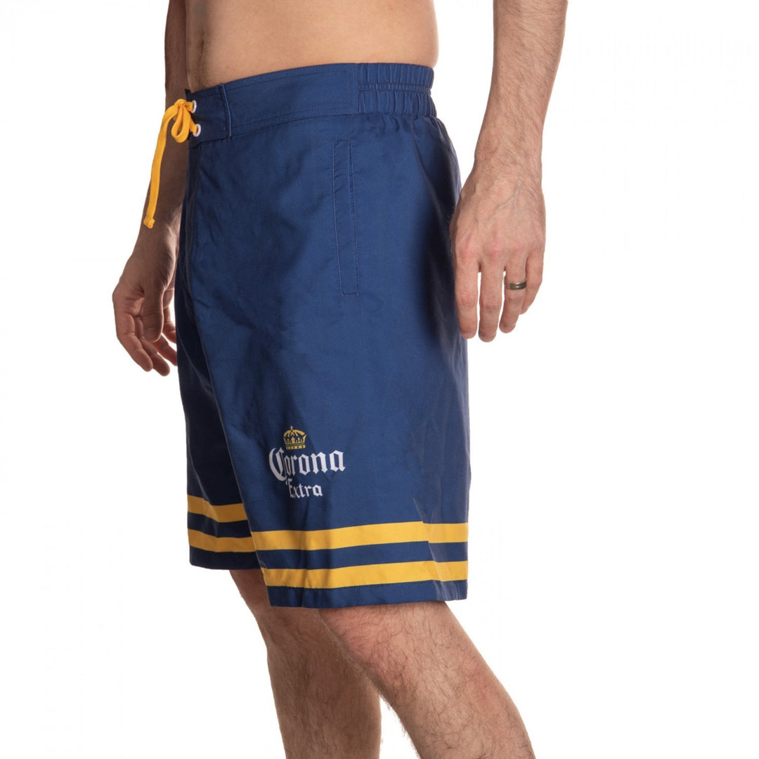 Corona Extra Crossed Bottles Board Shorts Image 9