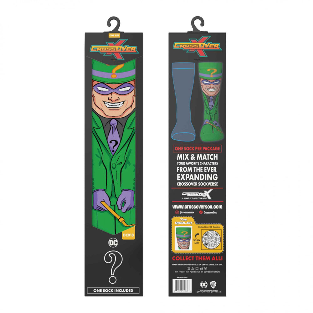 The Riddler Crossover Crew Socks Image 2