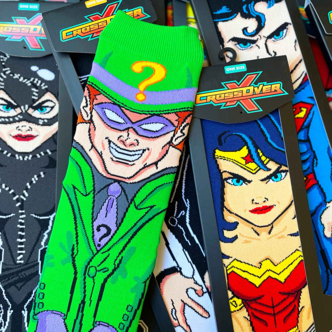 The Riddler Crossover Crew Socks Image 3