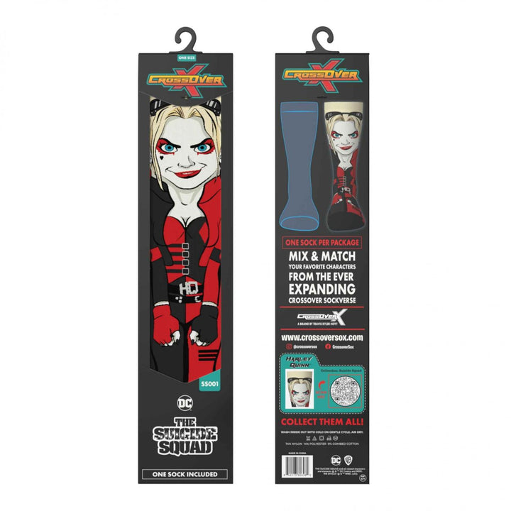 Harley Quinn Suicide Squad Crossover Crew Socks Image 2