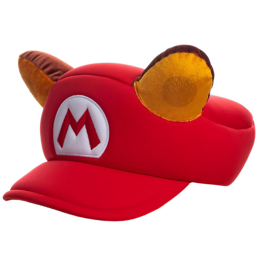 Super Mario Bros. 3 Raccoon Mario Cosplay Hat Image 1