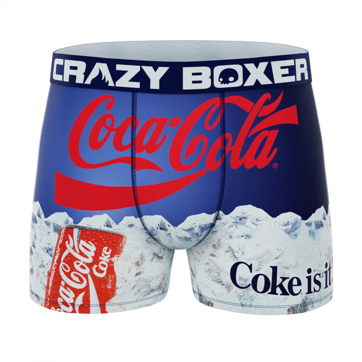 Coca-Cola Ice Cold Mens Crazy Boxer Briefs in Novelty Packaging Image 2