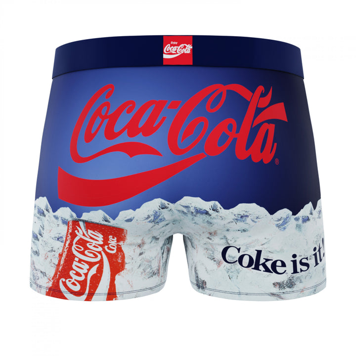 Coca-Cola Ice Cold Mens Crazy Boxer Briefs in Novelty Packaging Image 3