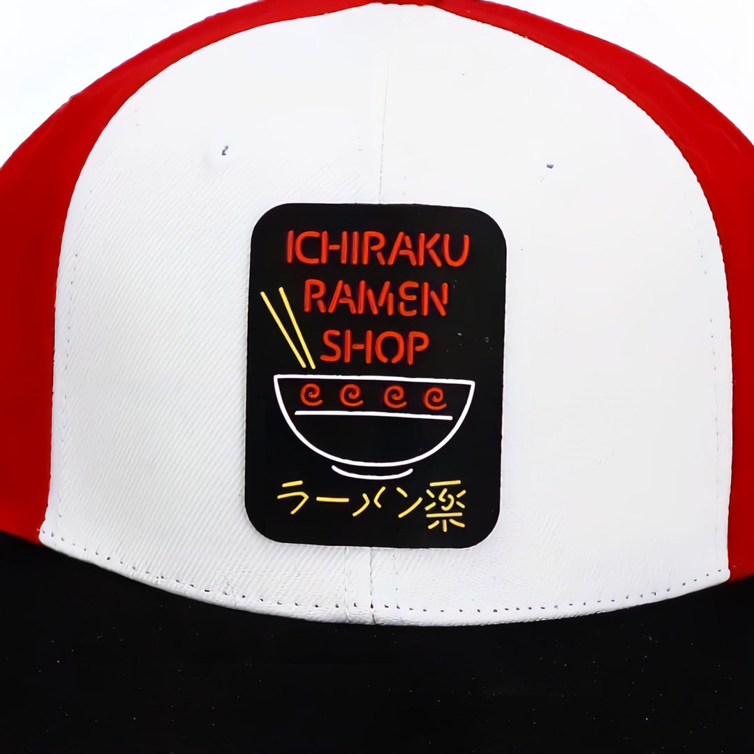 Naruto Ichiraku Ramen Shop Flat Bill Snapback Hat Image 4