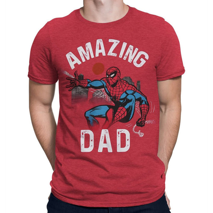 Spider-Man Amazing Dad Mens T-Shirt Image 1