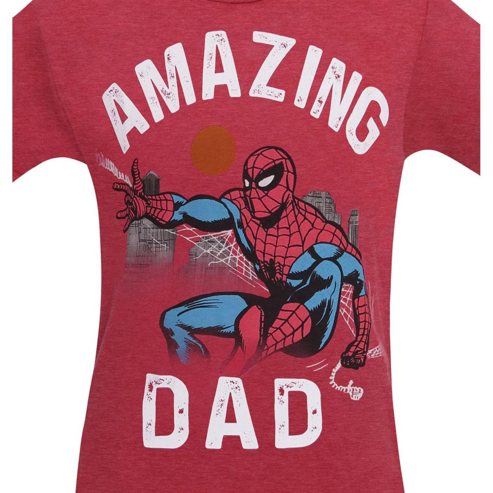 Spider-Man Amazing Dad Mens T-Shirt Image 2