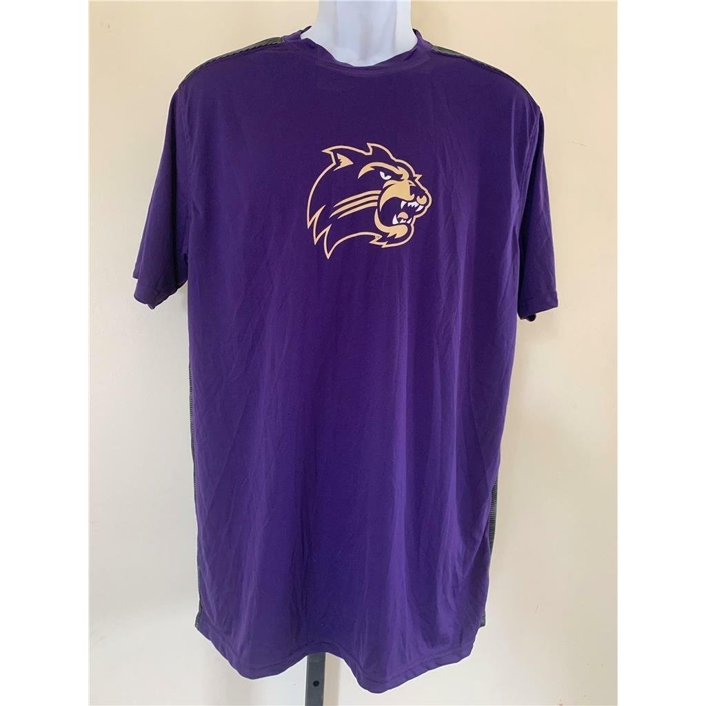 Western Carolina Catamounts Mens Size M Medium Purple Russell Athletic Shirt Image 1