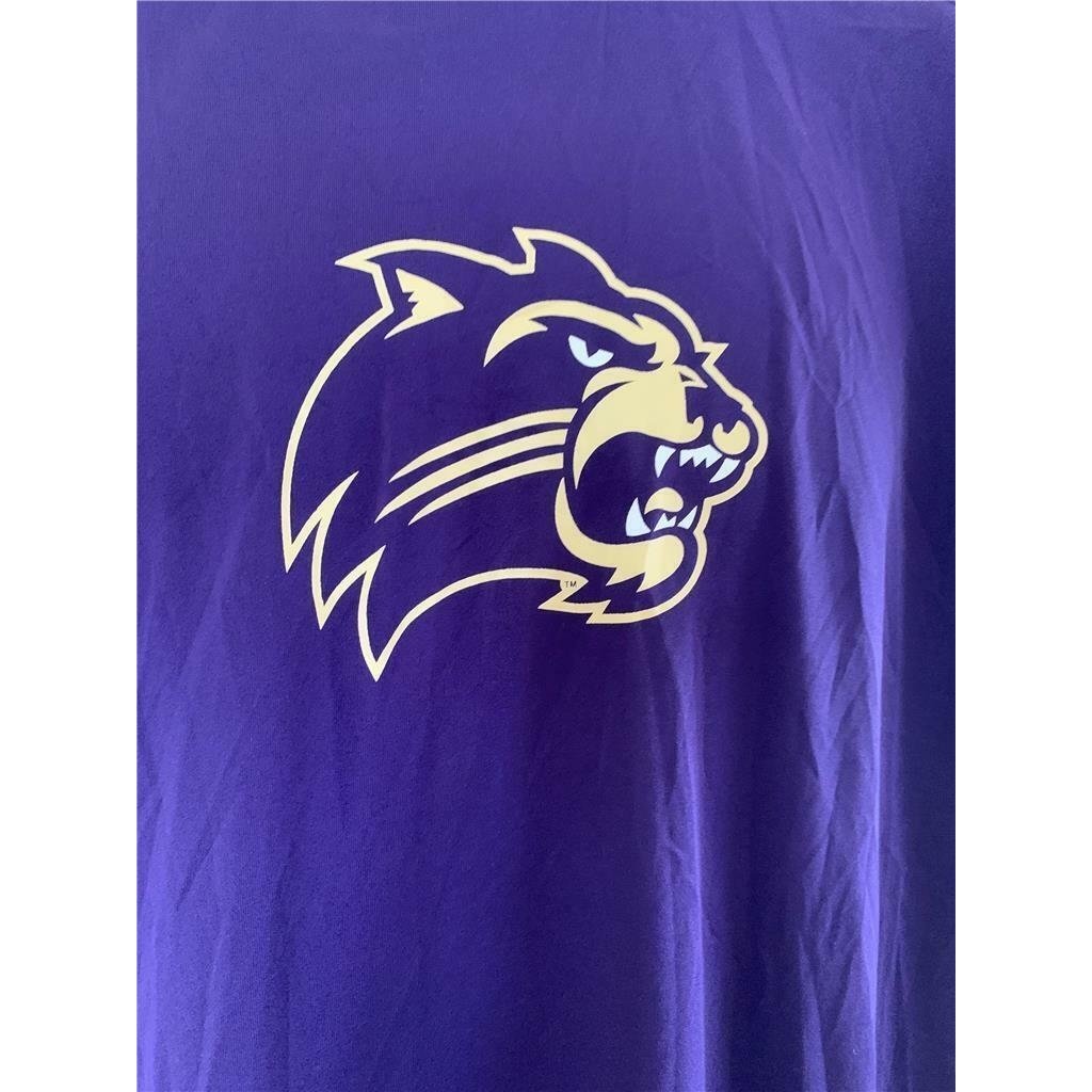 Western Carolina Catamounts Mens Size M Medium Purple Russell Athletic Shirt Image 2