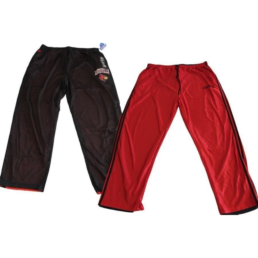 Louisville Cardinals Mens Size 3XL Black/Red Reversible Pants Image 1