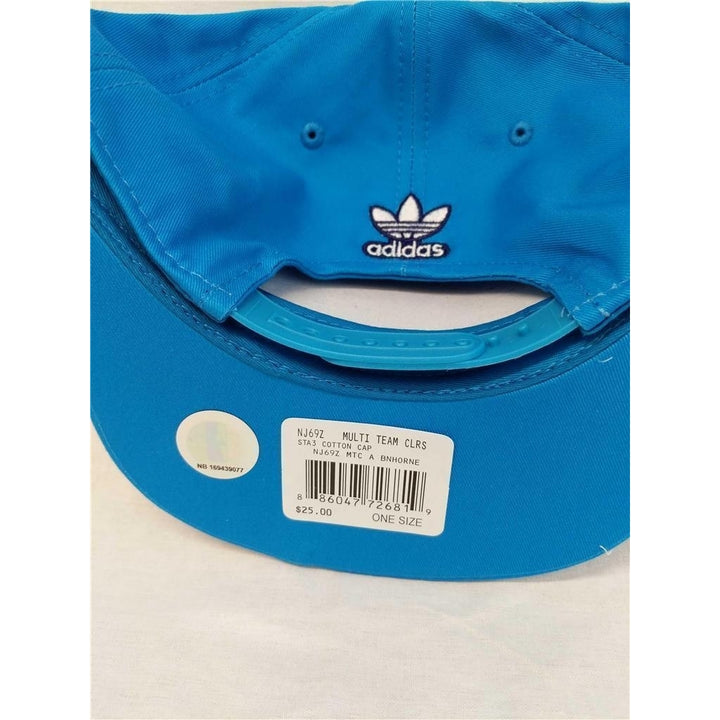 Charlotte Hornets Mens Size OSFA Adidas Throwback Snapback Flatbrim Hat 25 Image 4