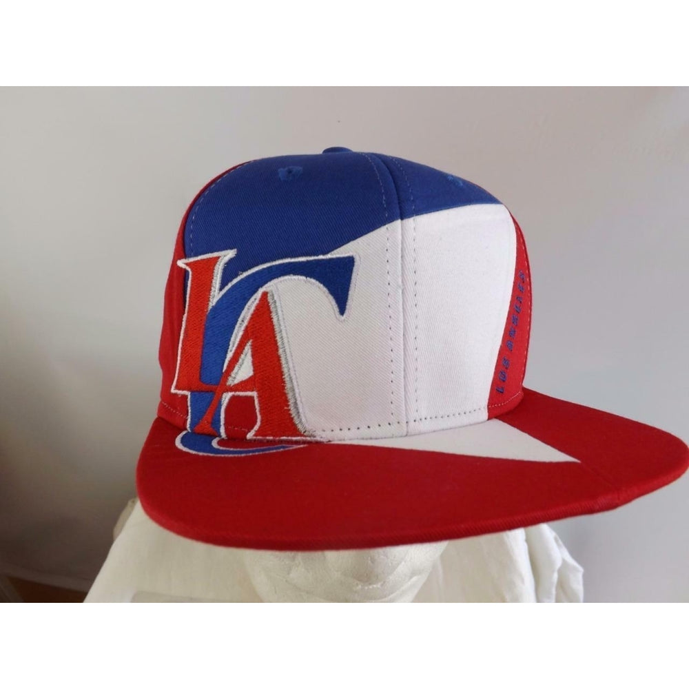 New Los Angeles Clippers Mens Adidas OSFA Flatbrim Snapack Cap Hat $25 Image 2