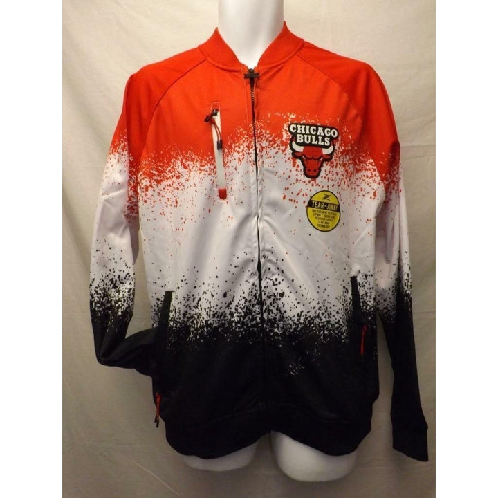 Chicago Bulls Mens Size M Medium Tear-Away Track Jacket 85 Image 4