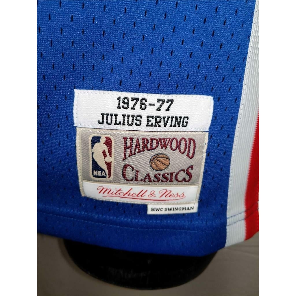 1976-77 Dr J Julius Erving 6 76ers Mens XS X-Small Mitchell and Ness Jersey 130 Image 6