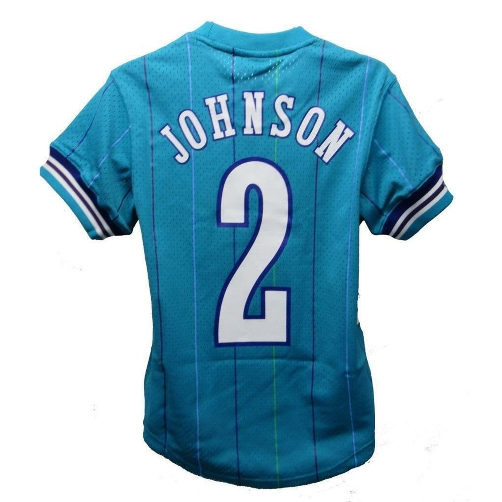 Larry Johnson 2 Charlotte Hornets Mens Size S (36) Mitchell and Ness Jersey 100 Image 2