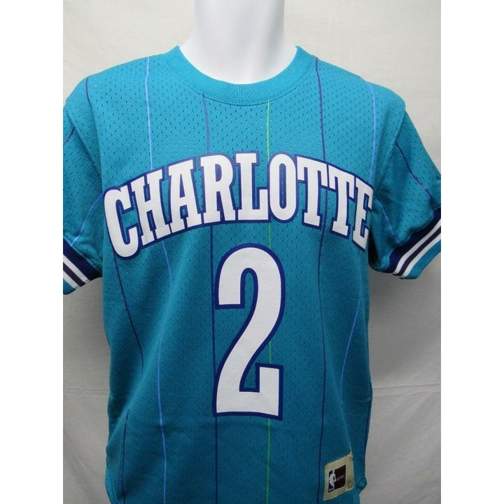 Larry Johnson 2 Charlotte Hornets Mens Size S (36) Mitchell and Ness Jersey 100 Image 4