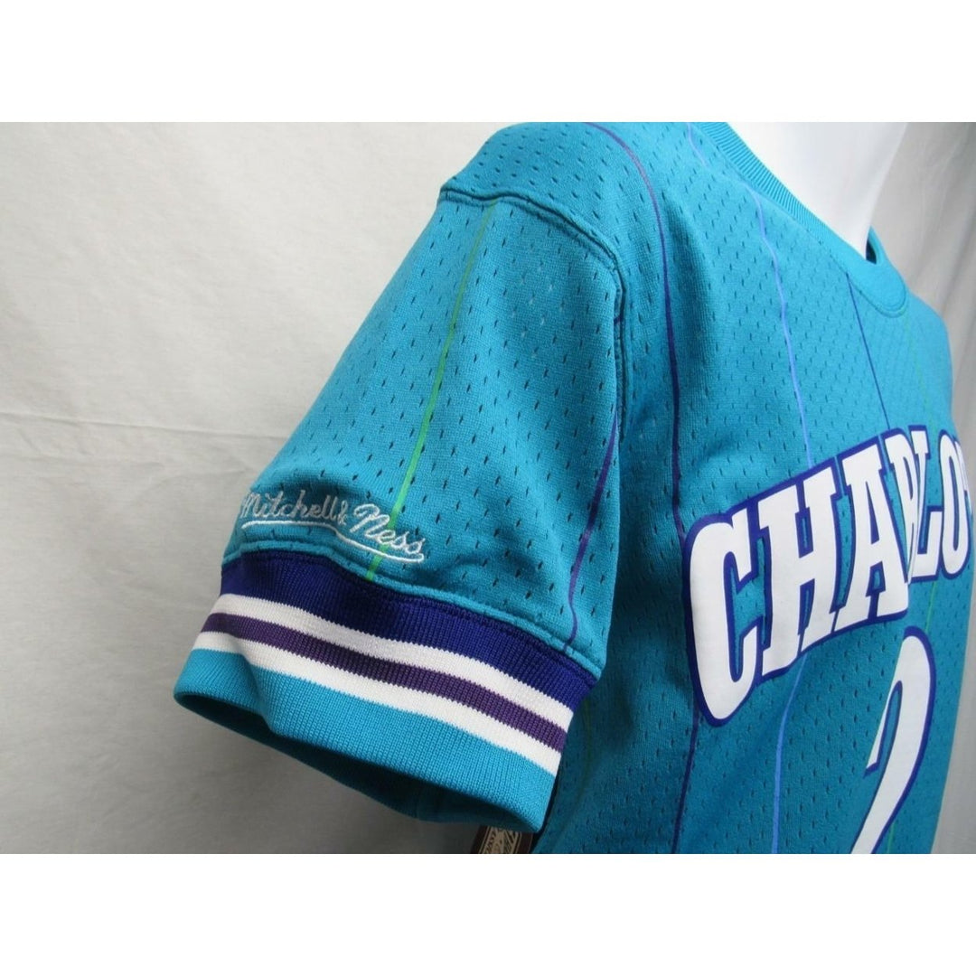 Larry Johnson 2 Charlotte Hornets Mens Size S (36) Mitchell and Ness Jersey 100 Image 6