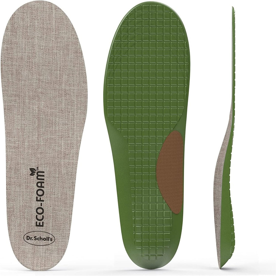 Dr. Scholl s Eco-Foam Insoles for Men Shoe Inserts Made with Sustainable and Recycled Material Mens 8-14 Image 2