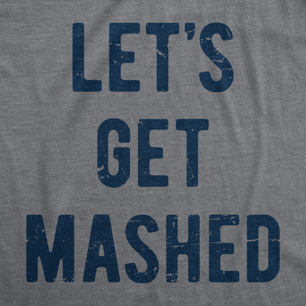 Mens Lets Get Mashed T Shirt Funny Thankgiving Dinner Mashed Potatoes Lovers Tee For Guys Image 2