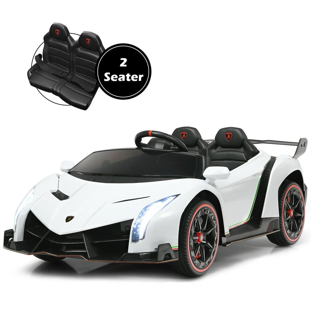 12V 2-Seater Licensed Lamborghini Kids Ride On Car w/ RC and Swing Function Image 7