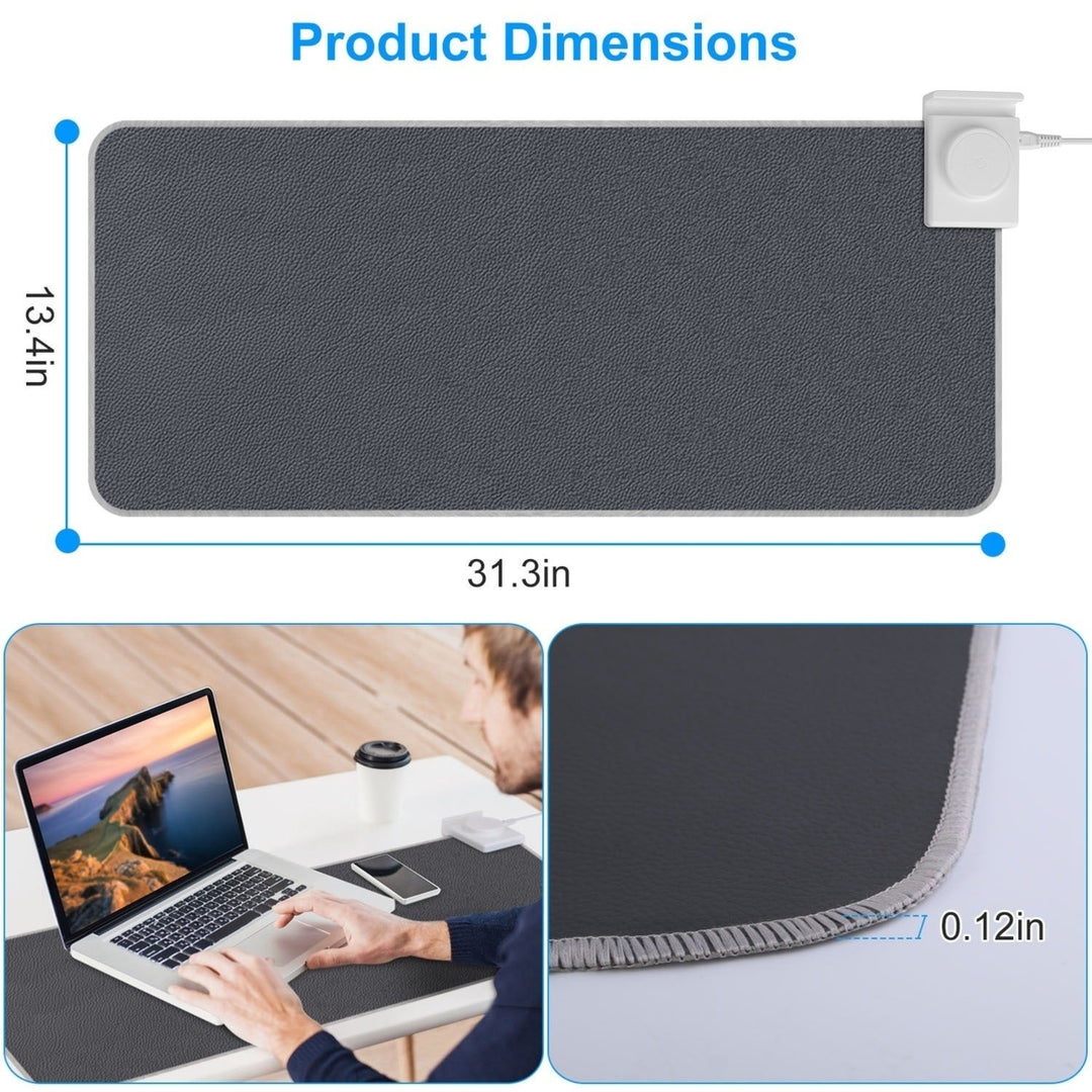 Winter Desktop Hand Warmer Mat Heated Gaming Mouse Pad Large Mouse Pad Office Table Heating Mat Foot Warmer Image 6