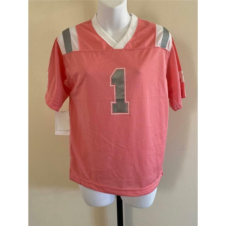 Minnesota Golden Gophers Youth Size L Large Pink Jersey Shirt Image 1